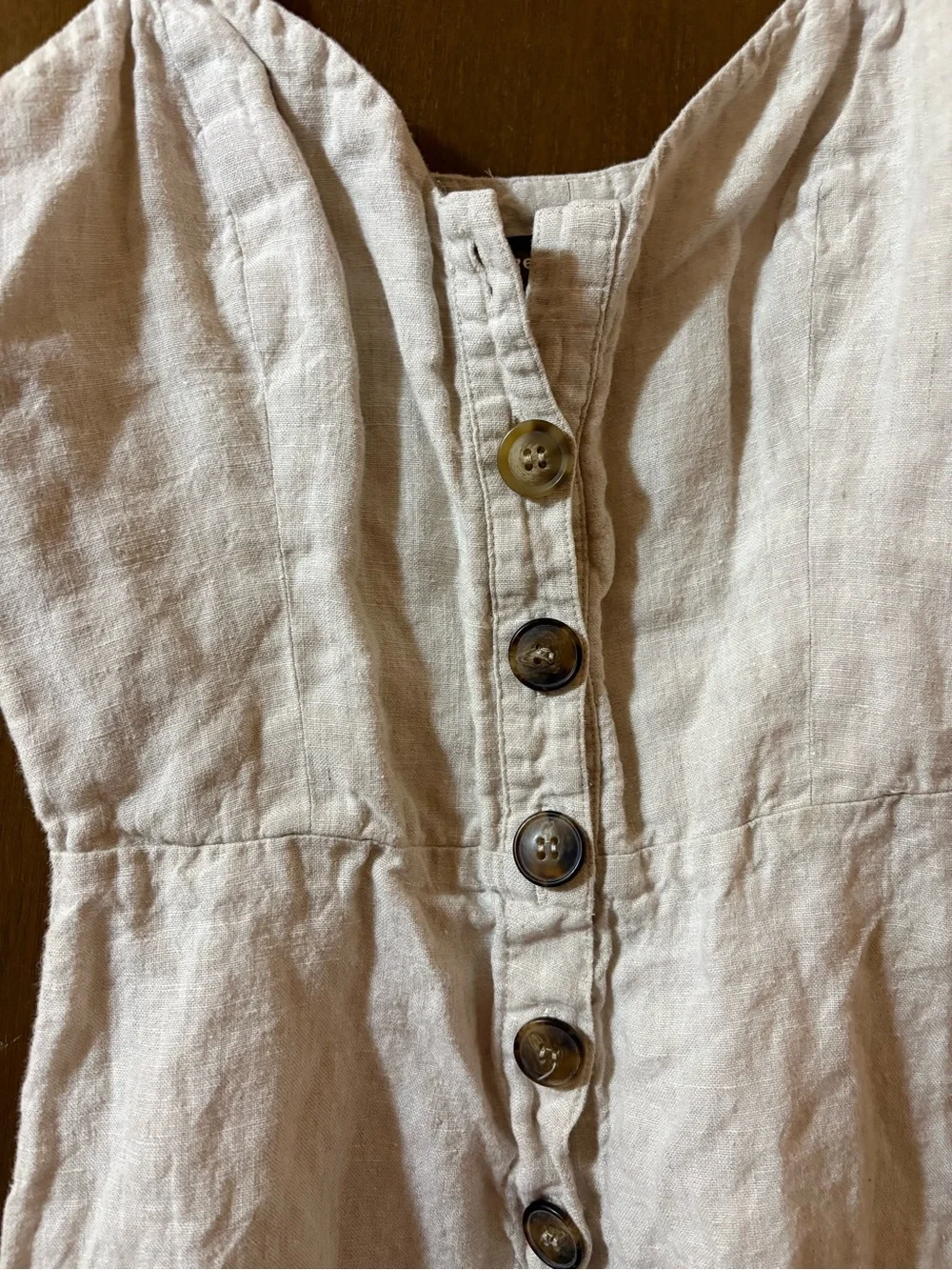 Reformation top button missing